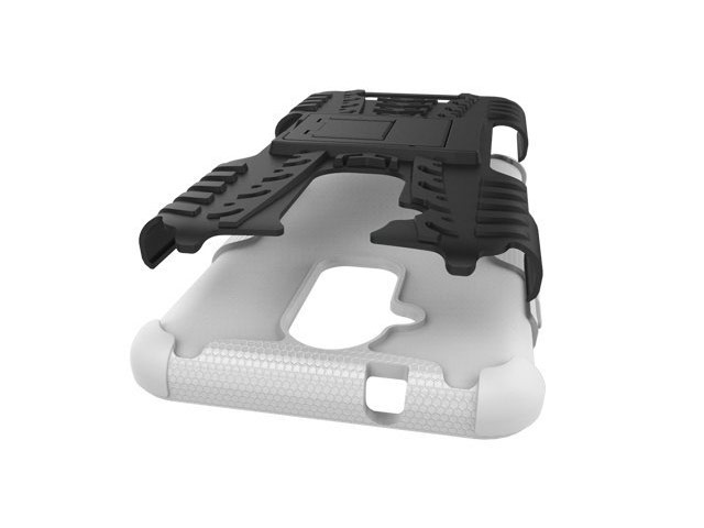 Чехол Yotrix Shockproof case для Asus Zenfone 3 Max ZC520TL (белый, пластиковый)