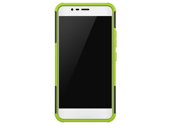 Чехол Yotrix Shockproof case для Asus Zenfone 3 Max ZC520TL (зеленый, пластиковый)