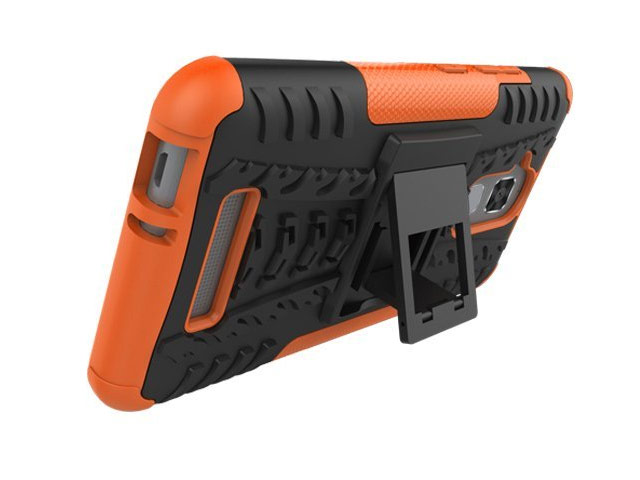Чехол Yotrix Shockproof case для Asus Zenfone 3 Max ZC520TL (оранжевый, пластиковый)