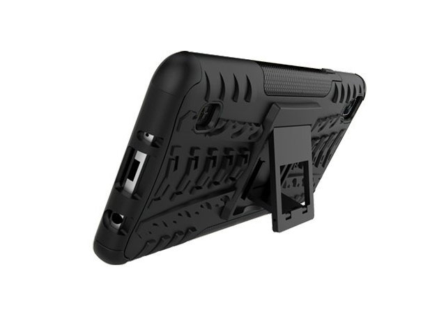 Чехол Yotrix Shockproof case для LG X style (черный, пластиковый)