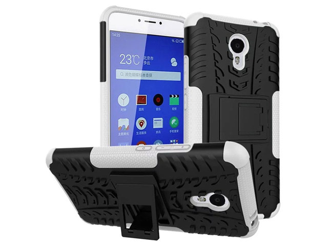 Чехол Yotrix Shockproof case для Meizu M3 Note (белый, пластиковый)