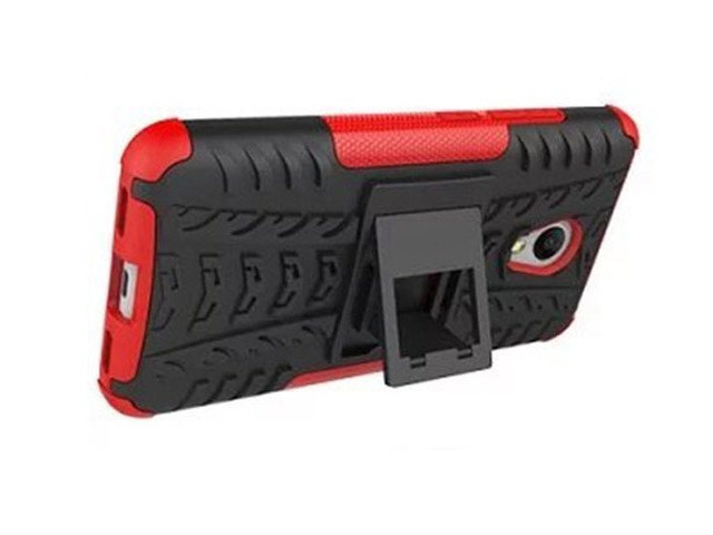 Чехол Yotrix Shockproof case для Meizu M3 (красный, пластиковый)