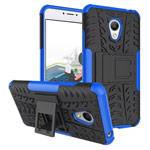 Чехол Yotrix Shockproof case для Meizu M3 (синий, пластиковый)