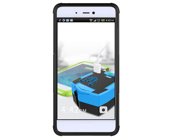 Чехол Yotrix Shockproof case для Xiaomi Mi 5s (черный, пластиковый)