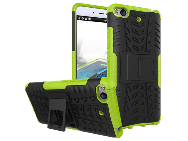 Чехол Yotrix Shockproof case для Xiaomi Mi 5s (зеленый, пластиковый)