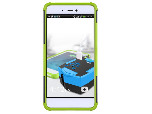Чехол Yotrix Shockproof case для Xiaomi Mi 5s (зеленый, пластиковый)