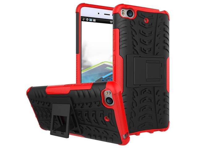 Чехол Yotrix Shockproof case для Xiaomi Mi 5s (красный, пластиковый)