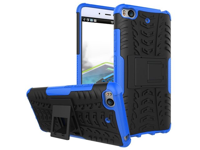 Чехол Yotrix Shockproof case для Xiaomi Mi 5s (синий, пластиковый)