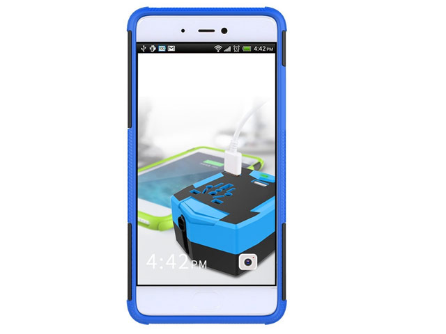 Чехол Yotrix Shockproof case для Xiaomi Mi 5s (синий, пластиковый)