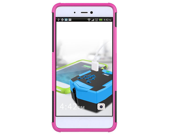Чехол Yotrix Shockproof case для Xiaomi Mi 5s (розовый, пластиковый)