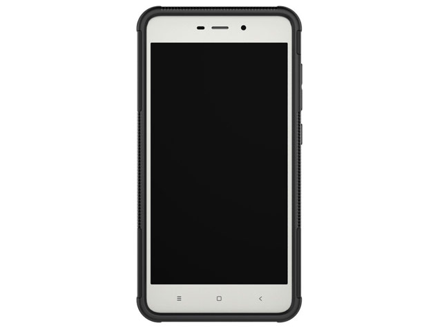 Чехол Yotrix Shockproof case для Xiaomi Redmi 4A (черный, пластиковый)