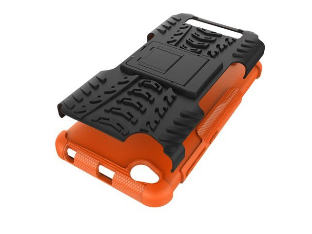 Чехол Yotrix Shockproof case для Xiaomi Redmi 4A (оранжевый, пластиковый)