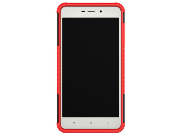 Чехол Yotrix Shockproof case для Xiaomi Redmi 4A (красный, пластиковый)