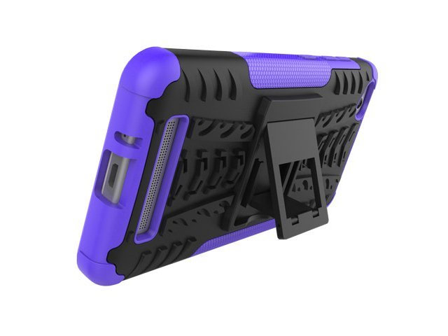 Чехол Yotrix Shockproof case для Xiaomi Redmi 4A (фиолетовый, пластиковый)