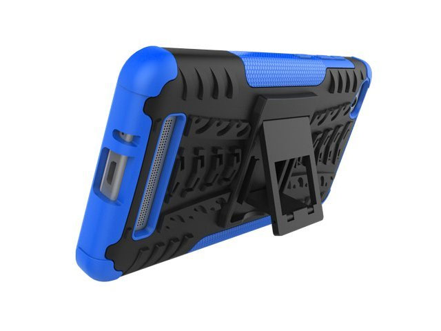 Чехол Yotrix Shockproof case для Xiaomi Redmi 4A (синий, пластиковый)