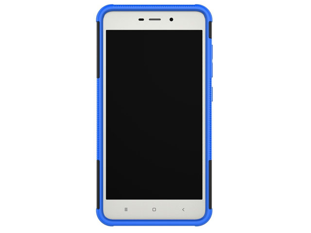 Чехол Yotrix Shockproof case для Xiaomi Redmi 4A (синий, пластиковый)