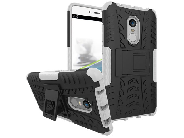 Чехол Yotrix Shockproof case для Xiaomi Redmi Note 4 (белый, пластиковый)