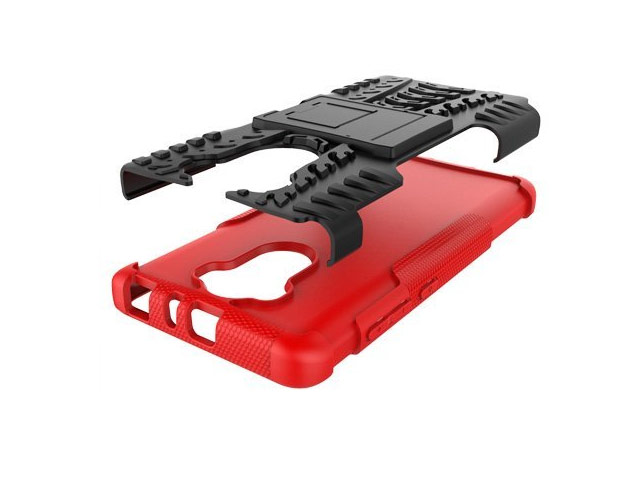 Чехол Yotrix Shockproof case для Xiaomi Redmi 4 prime (красный, пластиковый)