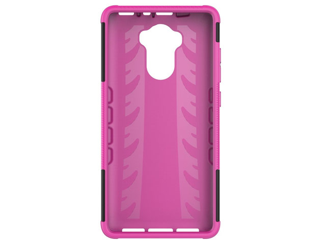 Чехол Yotrix Shockproof case для Xiaomi Redmi 4 prime (розовый, пластиковый)