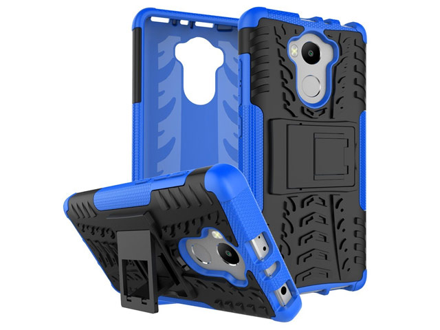 Чехол Yotrix Shockproof case для Xiaomi Redmi 4 prime (синий, пластиковый)