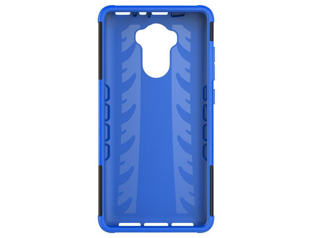Чехол Yotrix Shockproof case для Xiaomi Redmi 4 prime (синий, пластиковый)