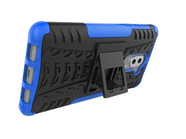 Чехол Yotrix Shockproof case для Huawei Honor 6X (синий, пластиковый)