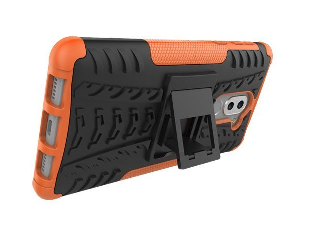 Чехол Yotrix Shockproof case для Huawei Honor 6X (оранжевый, пластиковый)