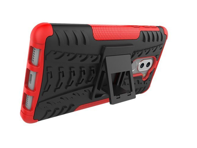 Чехол Yotrix Shockproof case для Huawei Honor 6X (красный, пластиковый)