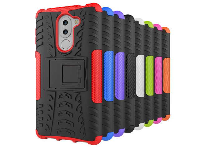 Чехол Yotrix Shockproof case для Huawei Honor 6X (красный, пластиковый)
