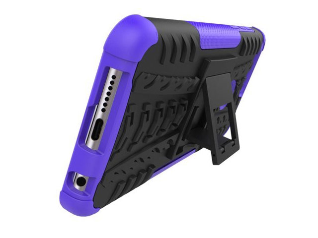 Чехол Yotrix Shockproof case для Huawei Honor 8 (фиолетовый, пластиковый)