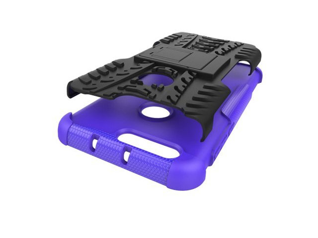 Чехол Yotrix Shockproof case для Huawei Honor 8 (фиолетовый, пластиковый)