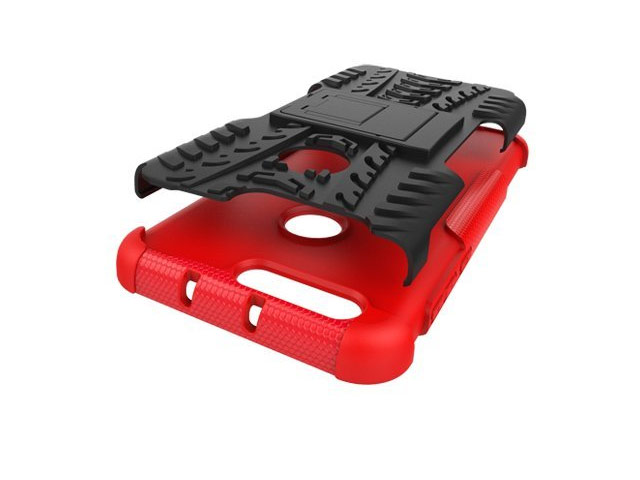 Чехол Yotrix Shockproof case для Huawei Honor 8 (красный, пластиковый)