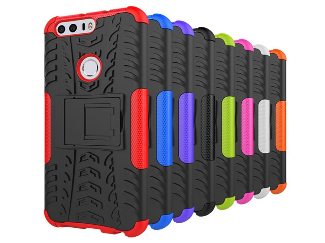 Чехол Yotrix Shockproof case для Huawei Honor 8 (оранжевый, пластиковый)