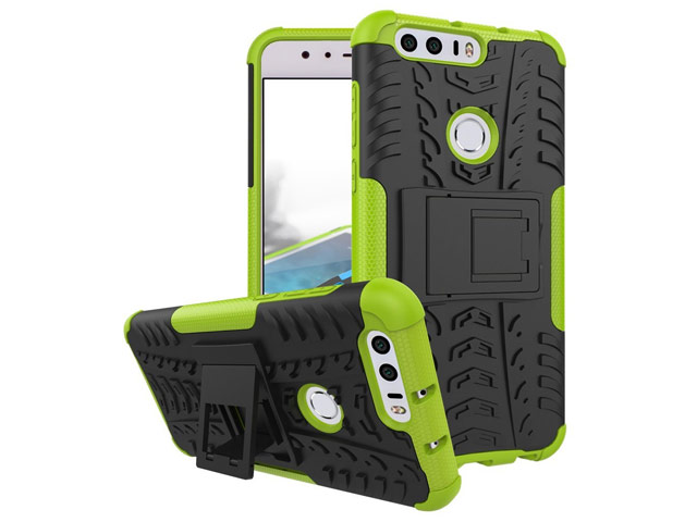 Чехол Yotrix Shockproof case для Huawei Honor 8 (зеленый, пластиковый)