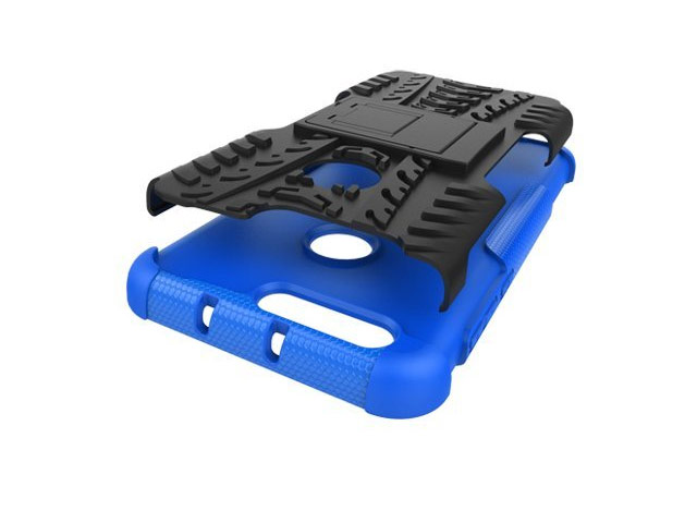 Чехол Yotrix Shockproof case для Huawei Honor 8 (синий, пластиковый)