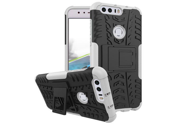 Чехол Yotrix Shockproof case для Huawei Honor 8 (белый, пластиковый)