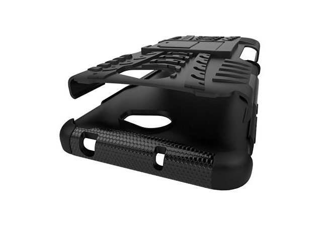 Чехол Yotrix Shockproof case для Huawei Y5 II (черный, пластиковый)