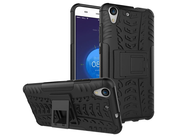 Чехол Yotrix Shockproof case для Huawei Honor 5A (черный, пластиковый)