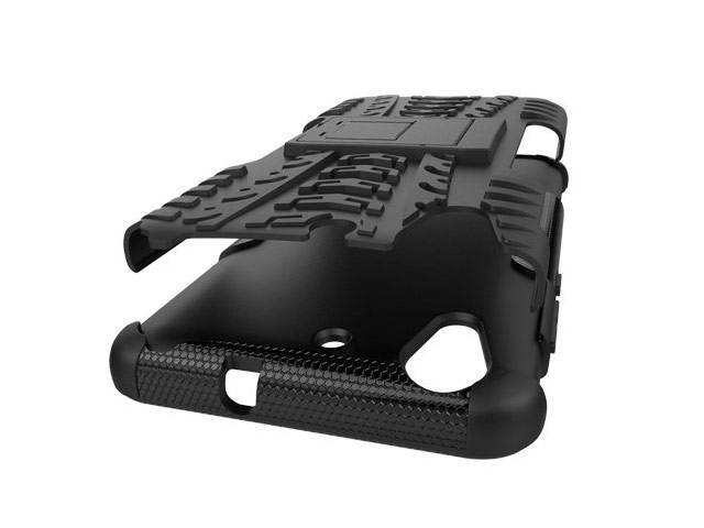 Чехол Yotrix Shockproof case для Huawei Honor 5A (черный, пластиковый)