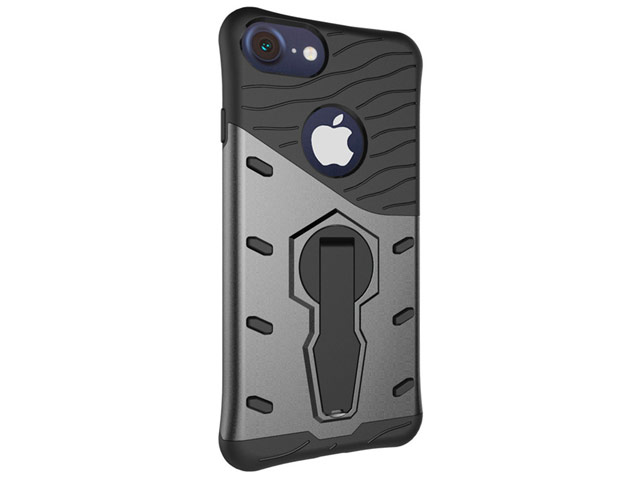 Чехол Yotrix StandCase для Apple iPhone 7 (черный, пластиковый)