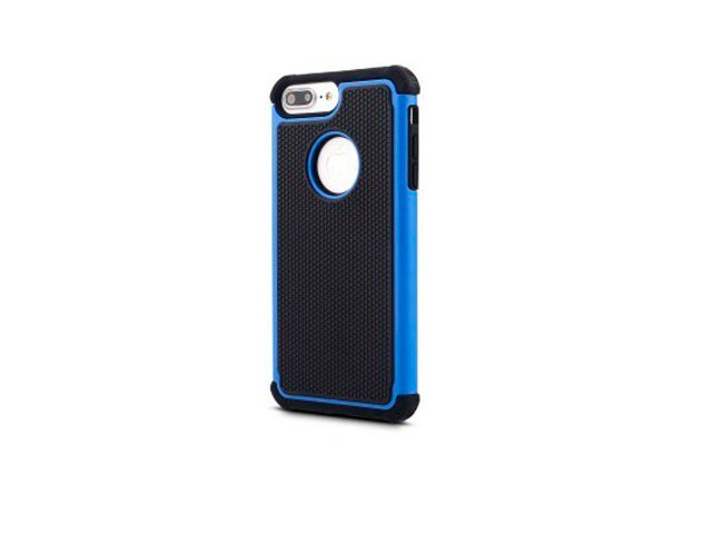 Чехол Yotrix Antishock case для Apple iPhone 7 plus (синий, пластиковый)