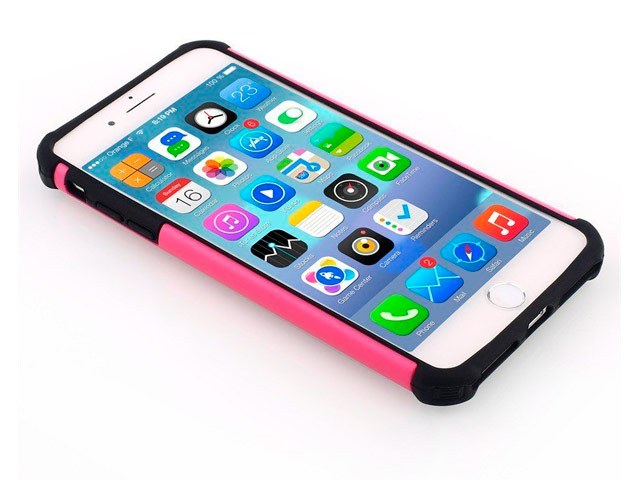 Чехол Yotrix Antishock case для Apple iPhone 7 plus (малиновый, пластиковый)