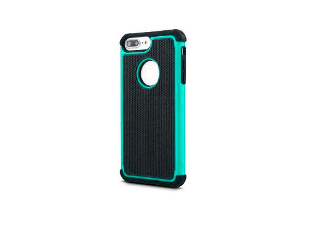 Чехол Yotrix Antishock case для Apple iPhone 7 plus (бирюзовый, пластиковый)