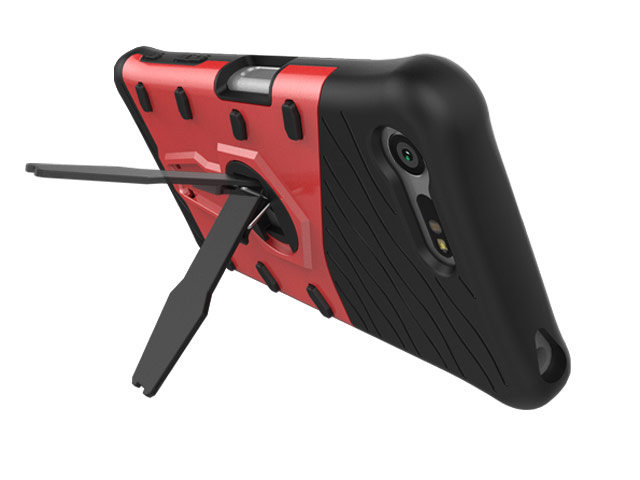 Чехол Yotrix StandCase для Sony Xperia X compact (красный, пластиковый)