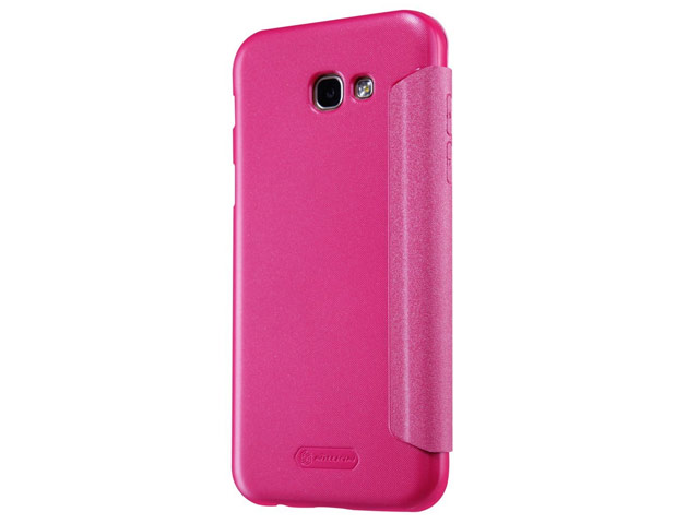 Чехол Nillkin Sparkle Leather Case для Samsung Galaxy A7 2017 (розовый, винилискожа)