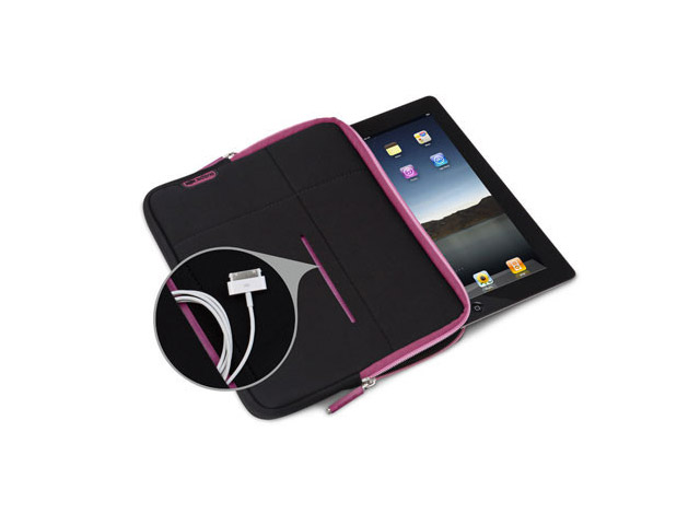 Чехол-сумка X-doria Sleeve Stand для Apple iPad 2/New iPad (розовый)