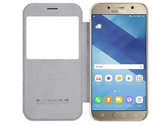 Чехол Nillkin Qin leather case для Samsung Galaxy A3 2017 (белый, кожаный)