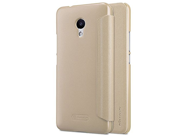 Чехол Nillkin Sparkle Leather Case для Meizu M5S (золотистый, винилискожа)