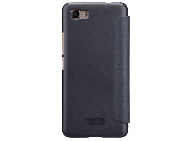 Чехол Nillkin Sparkle Leather Case для Asus Zenfone 3S Max ZC521TL (темно-серый, винилискожа)