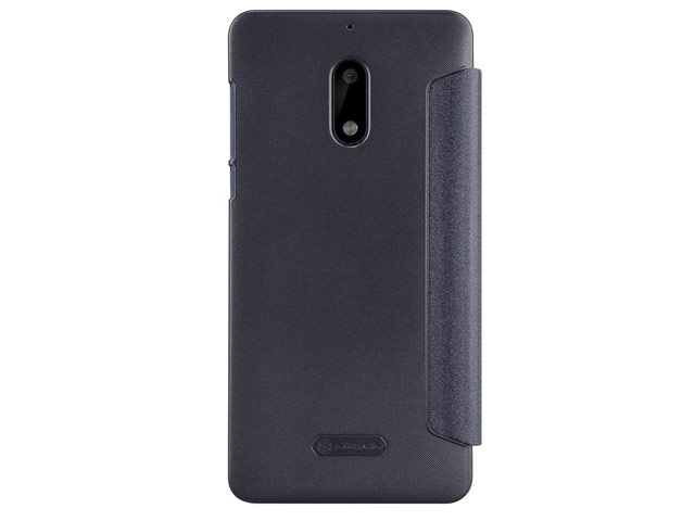 Чехол Nillkin Sparkle Leather Case для Nokia 6 (темно-серый, винилискожа)